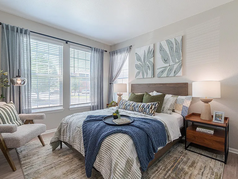 Newly Renovated Bedroom with Large Window