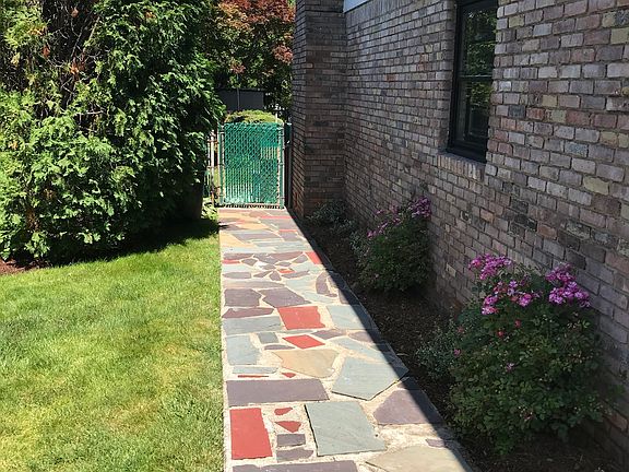 Side-yard pathway.