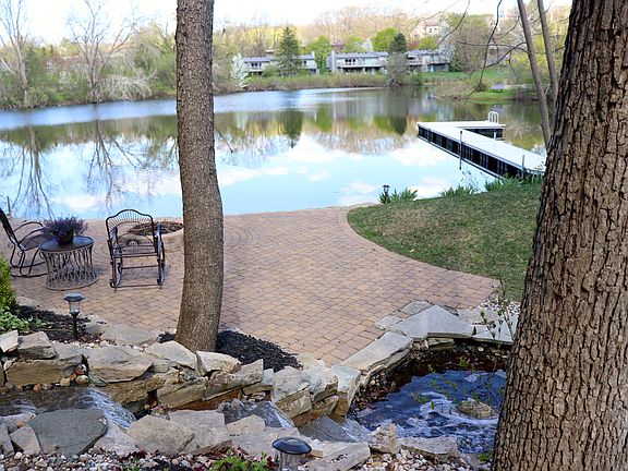 Lakeside patio