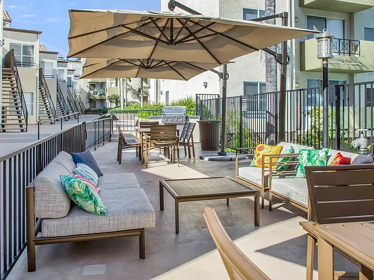 Grilling Area and Lounge Space