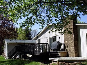 deck across back and side