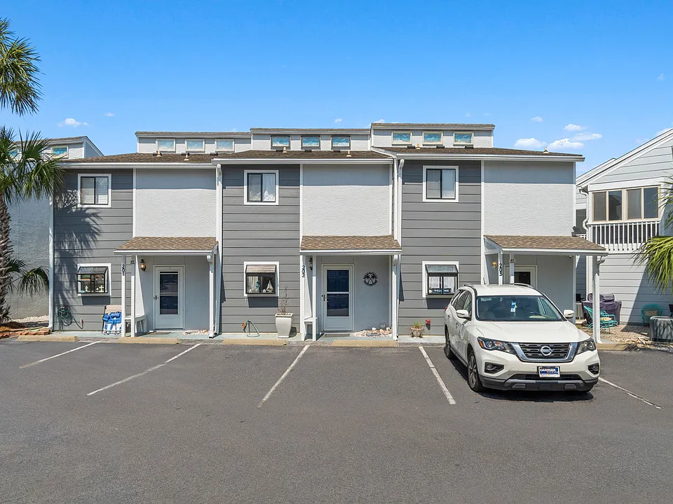 Front of the home with 2 free designated car parking for guests