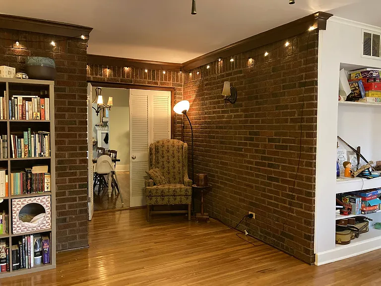 master bedroom leading into dining room