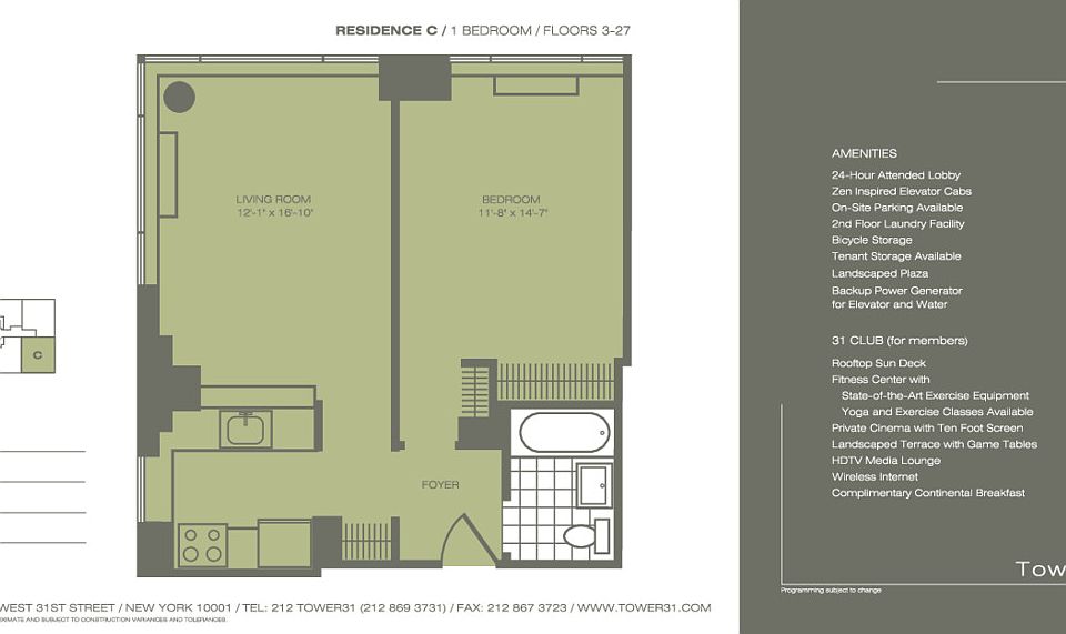 2nd image of 9 W 31st St APT 28C