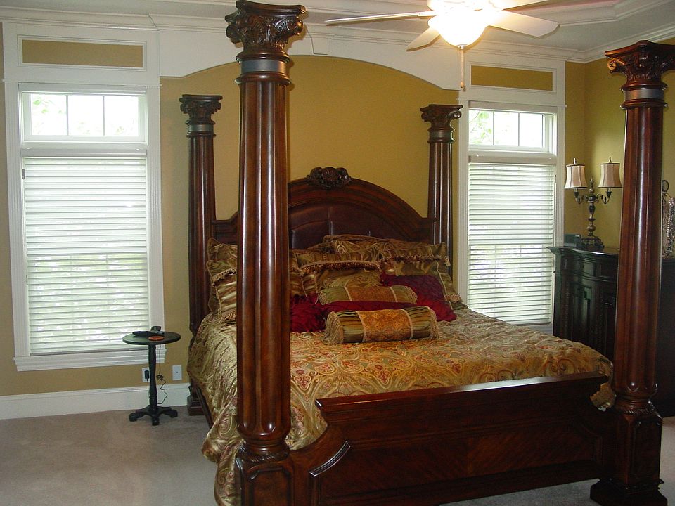 Master Suite is on the first level with custom walk in closets