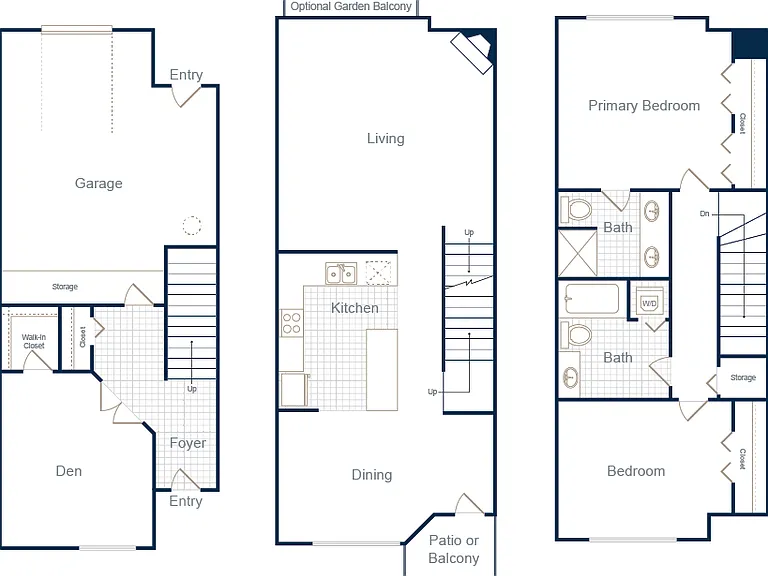 Burgundy / Middle Kitchen floor plan Avignon