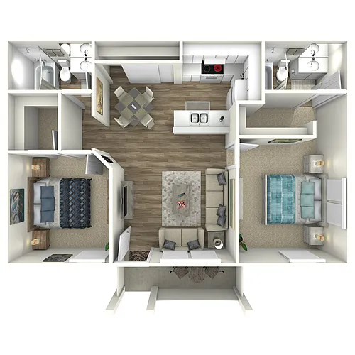 Floor plan 2 Bedroom
