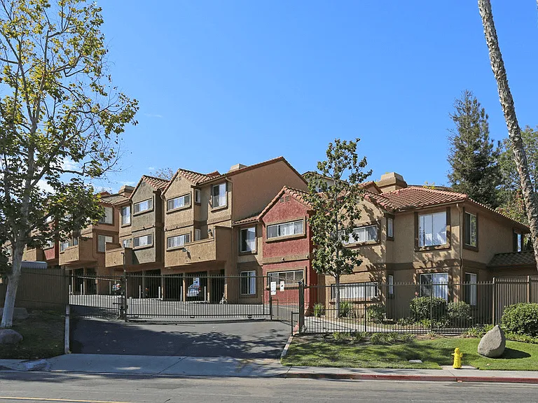 Second gated entrance at Grande Vista Apartments.