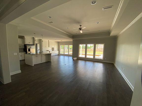 Main living area - kitchen, dining and living room