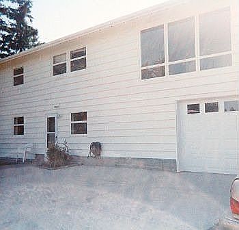 Basement, paved area