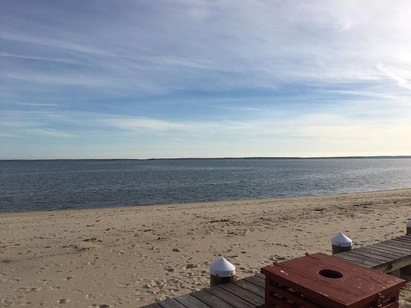 Veterans beach at end of road