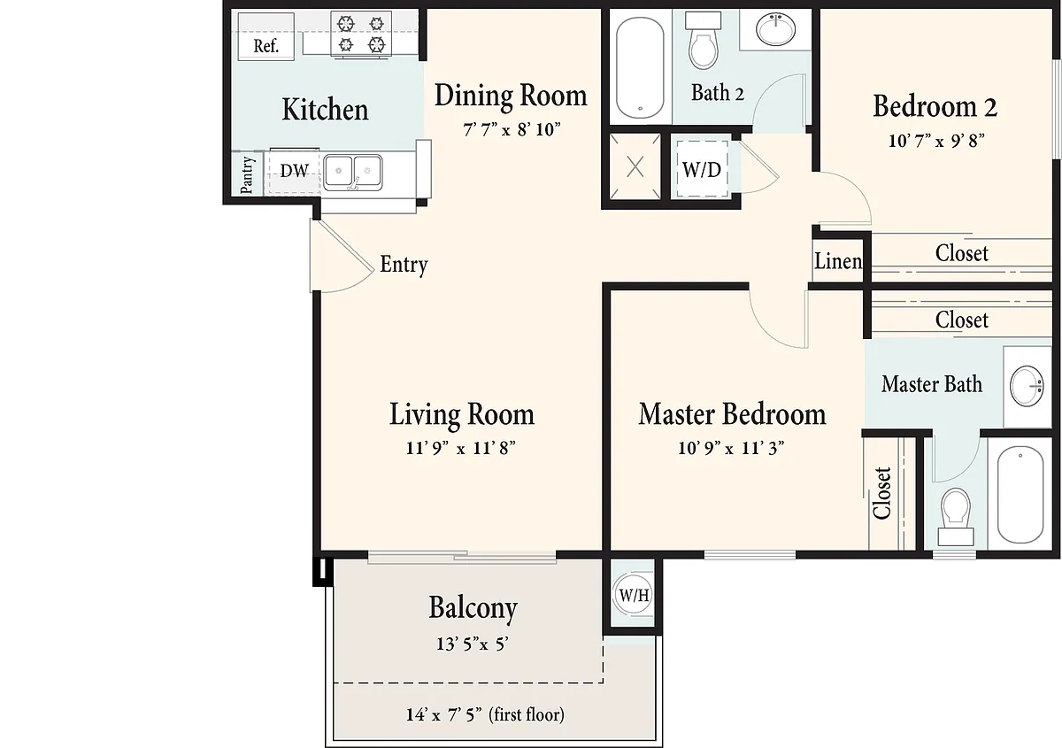 Floor plan Cedar - Down
