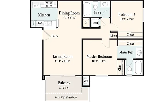Floor plan Cedar - Down