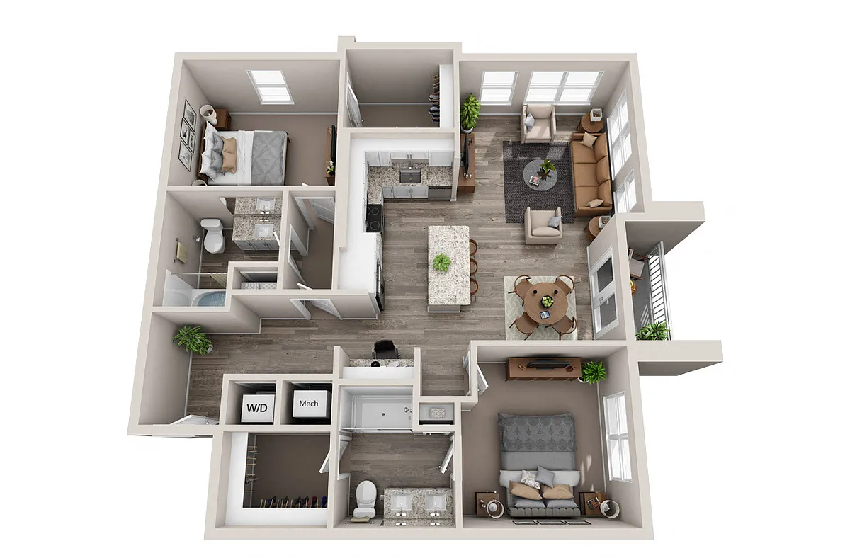 Floor plan 2B
