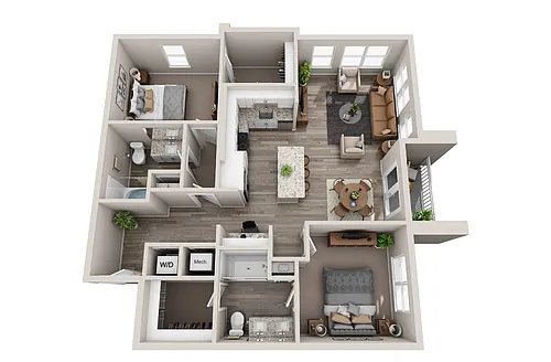 Floor plan 2B