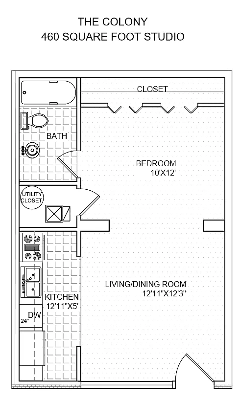 Floor plan The Colony