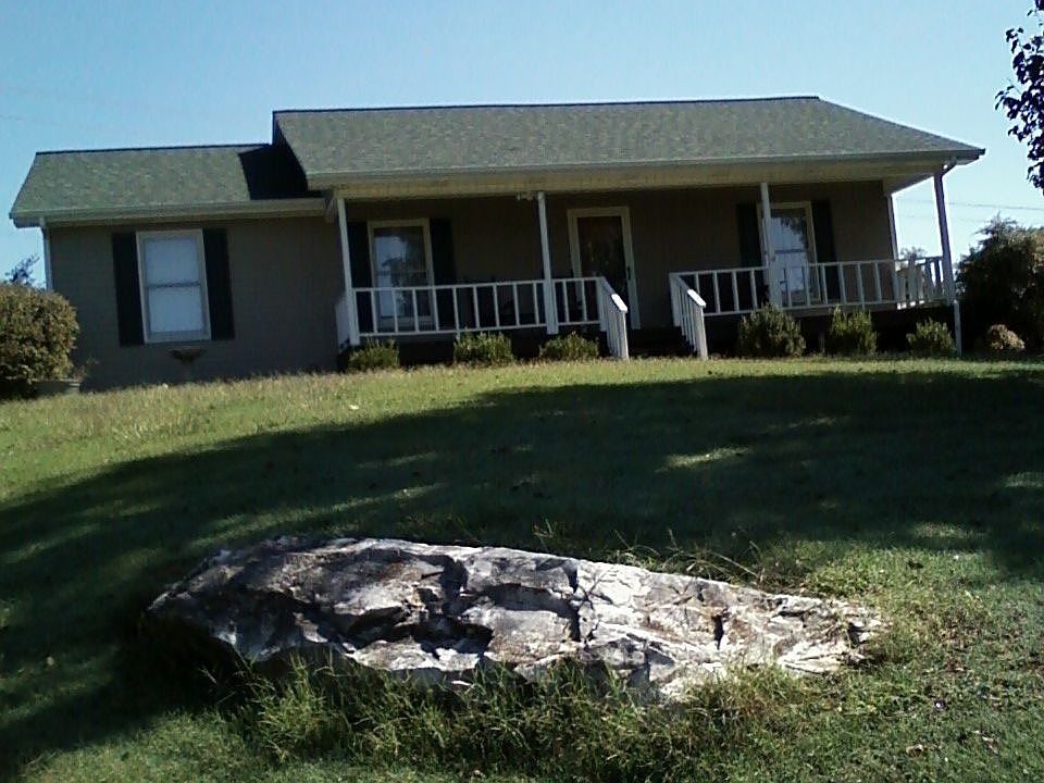 House from bottom driveway