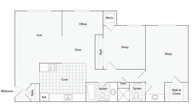Floor plan Charlotte
