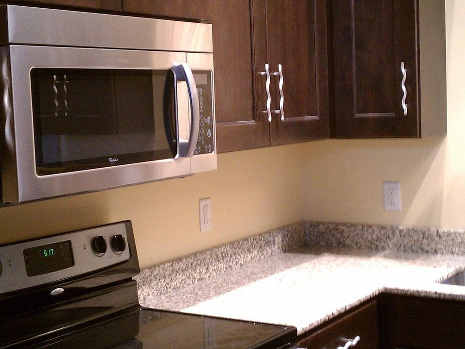 Custom kitchen with granite countertops