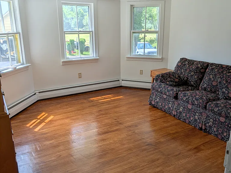 Living Room-- newly finished hardwood floors