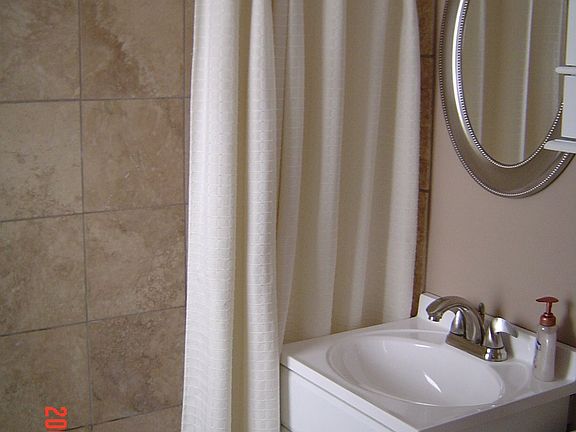 Second floor newly updated bathroom