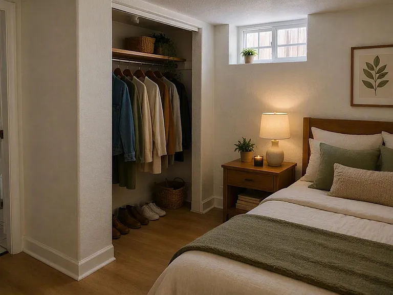 Bedroom furnished rendering