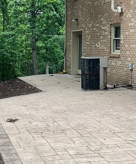 Private entrance door from patio