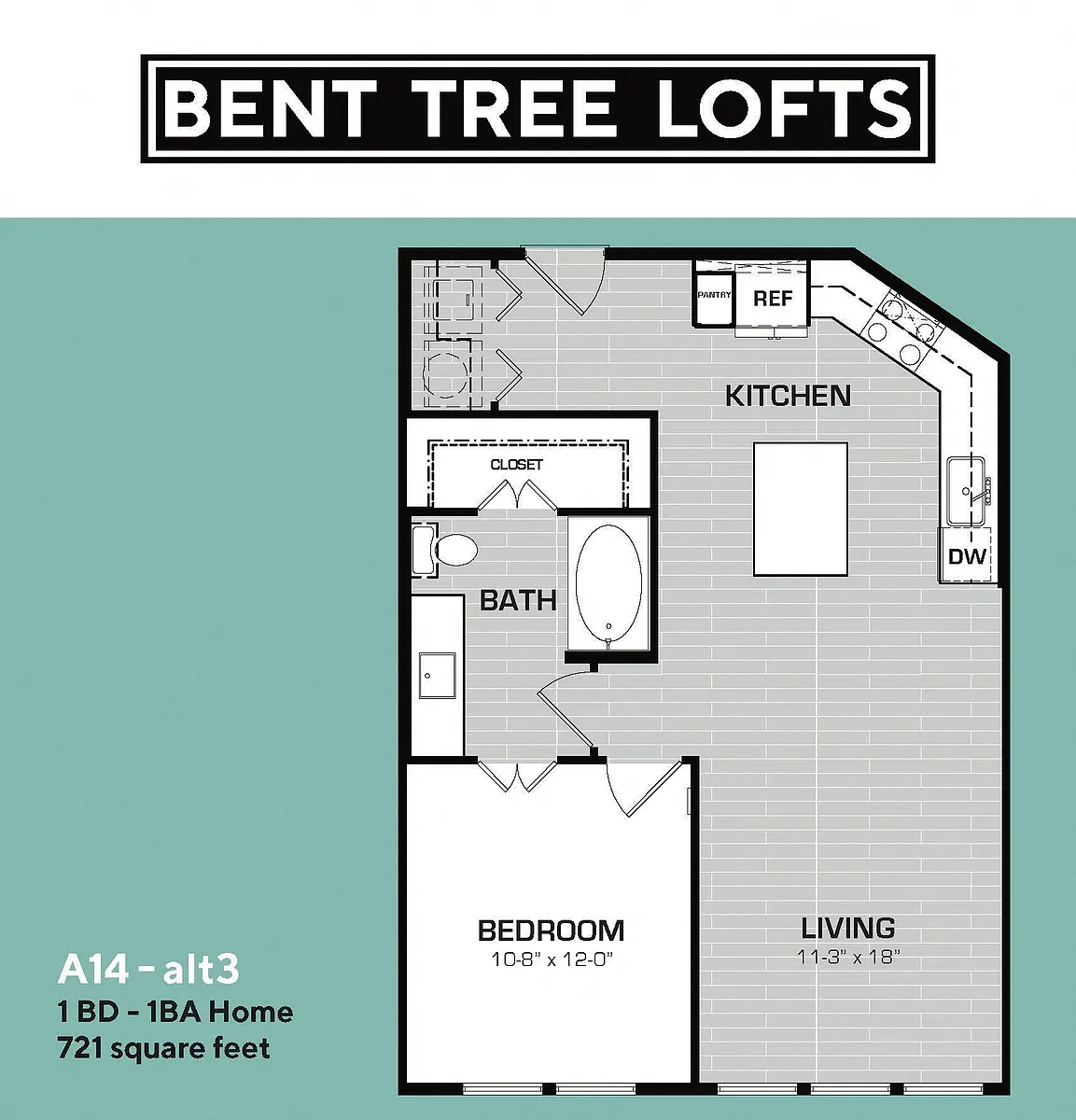 Floor plan A14 Alt 3