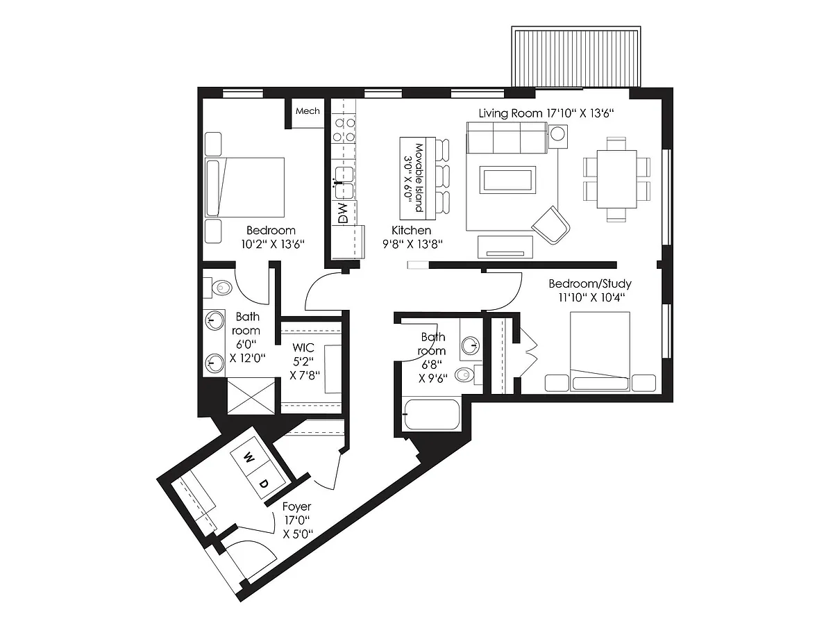 Floor plan B6
