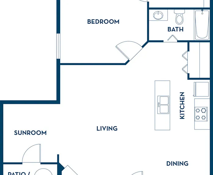 1 Bedroom | 1 Bath | 750 SF 1 Bedroom | 1 Bath | 750 SF