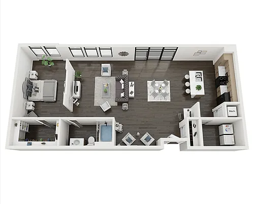 Floor plan The Menagerie
