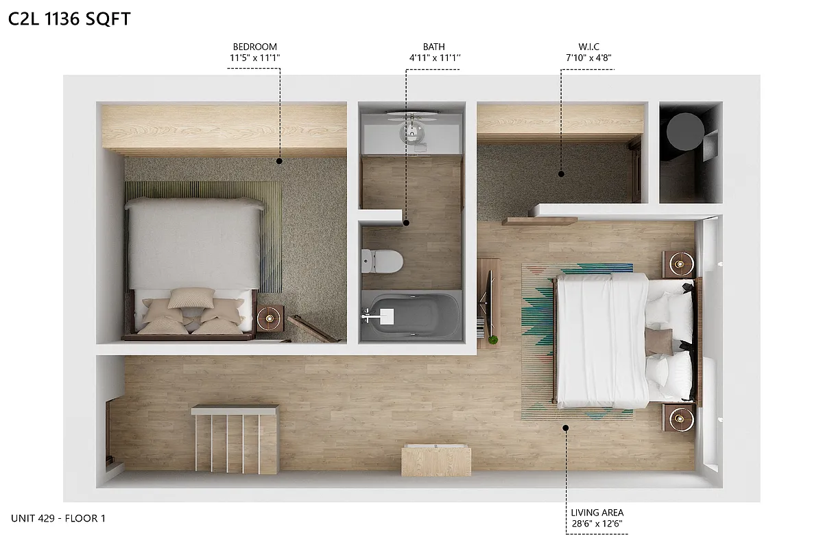 Floor plan C2 - Loft