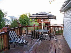 Deck and patio furniture