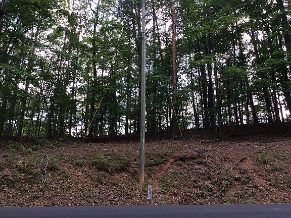 Lot has curved frontage