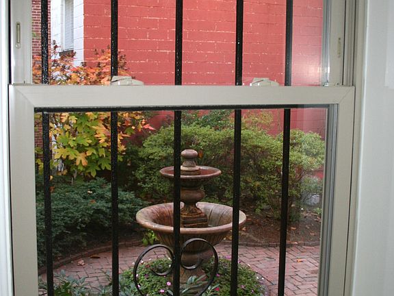Courtyard Through Kitchen Window