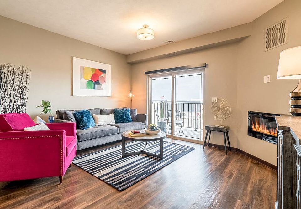 Our layouts feature hardwood-style floors, modern fireplaces, and balconies and patios.