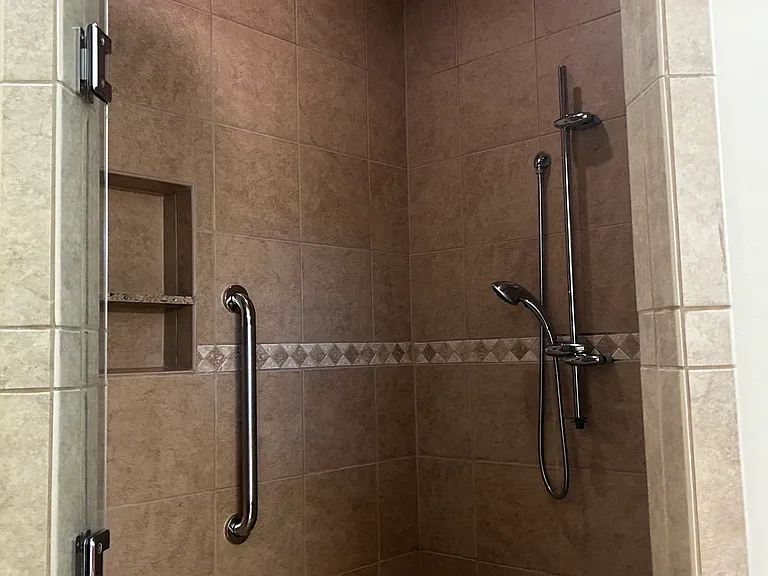 Master shower