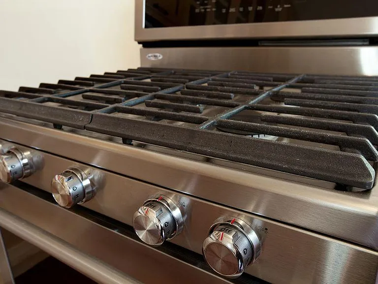 New Stainless Steel Gas 5 burner range
