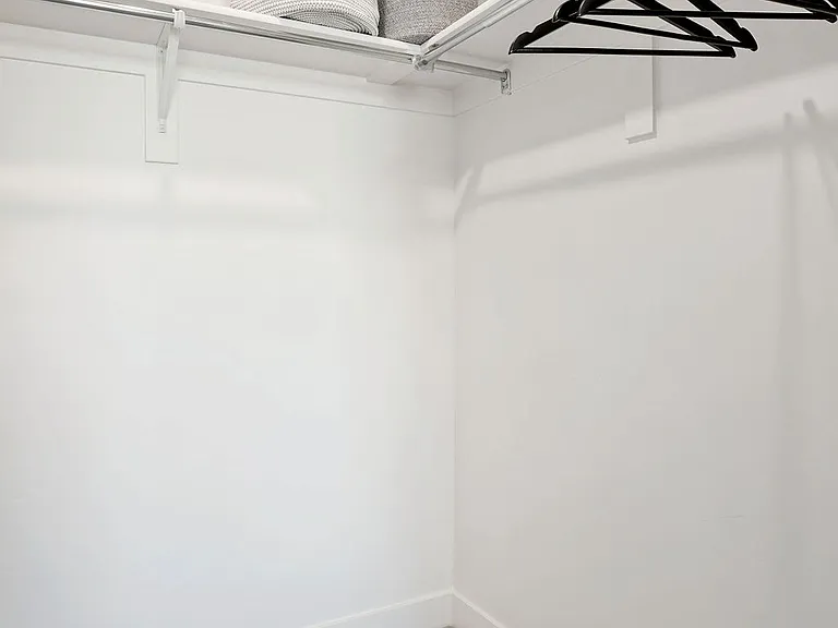 Amazing amounts of closet space