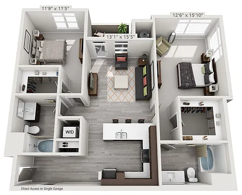 Floor plan Amber