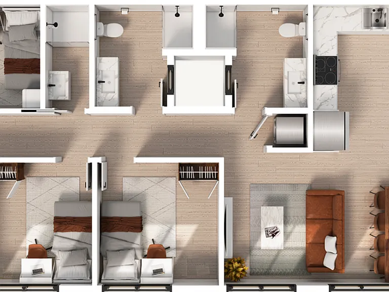 6 Bedroom | 3 Bathroom Apartment 6 Bedroom | 3 Bathroom Apartment