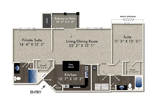 Floor plan Prime 2