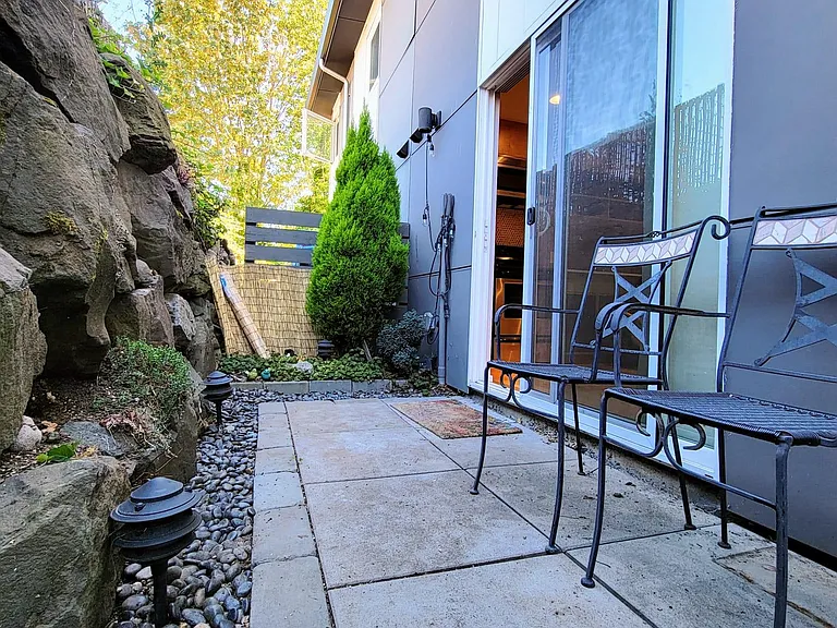 Private patio