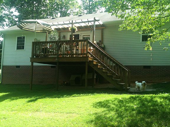 Relax on the covered deck.