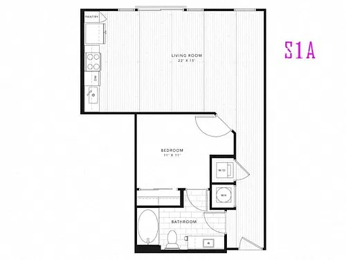 Floor plan S1A