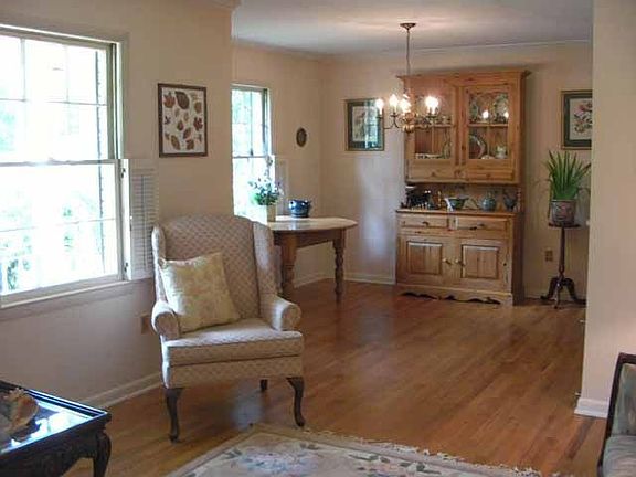 Dining room from living room