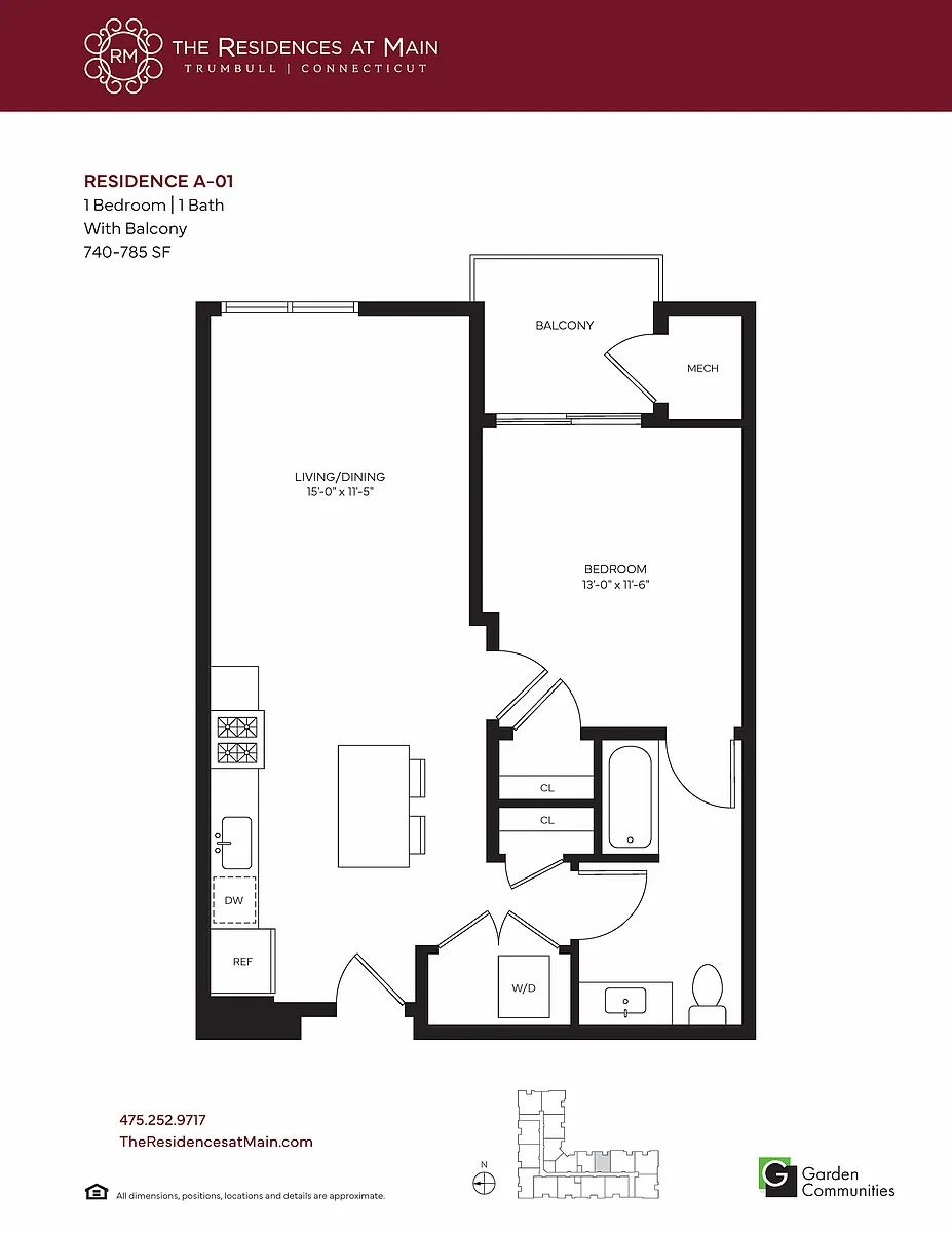 Floor plan $3.58/sq.ft. - A-01