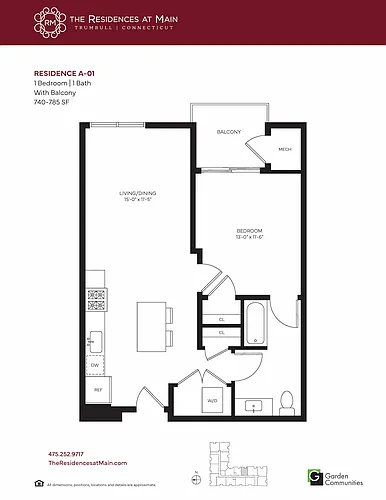 Floor plan $3.24/sq.ft. - A-01