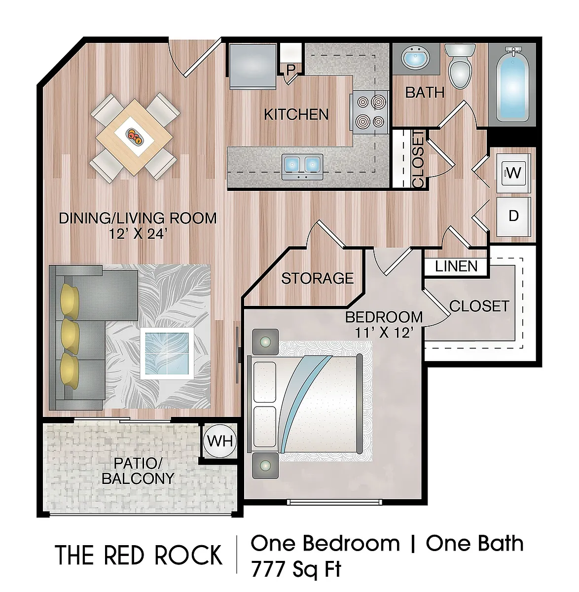 Floor plan The Red Rock - Premium Plus