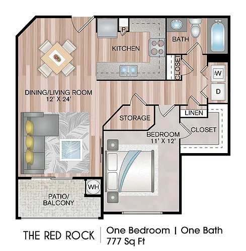 Floor plan The Red Rock - Premium Plus